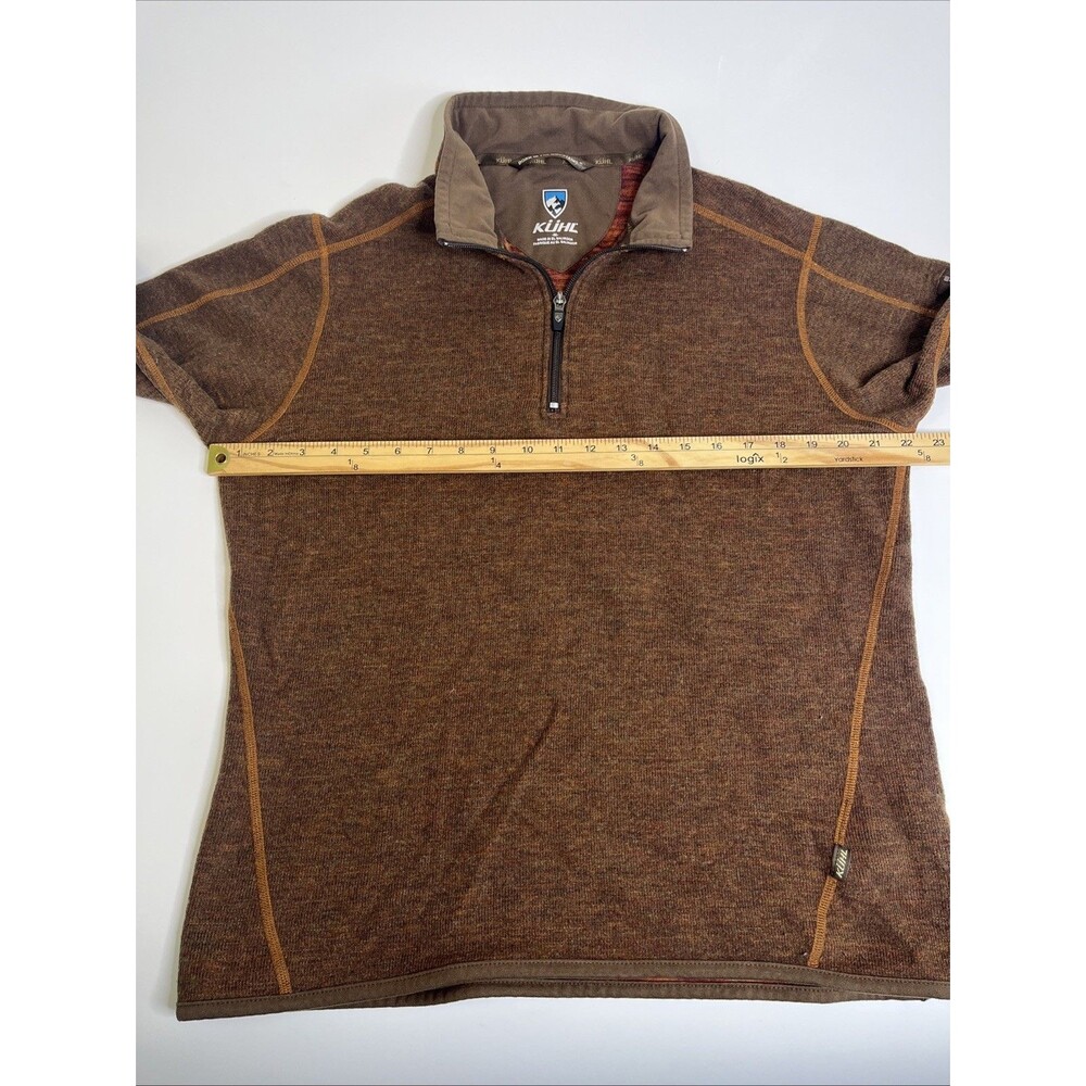 Kuhl Chianti Fleece 1/4 Zip Sweater Men’s M Wool Blend Hiking Outdoor - Picture 5 of 12